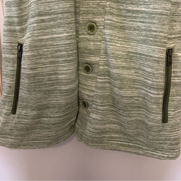 MATILDA JANE Out The Door Vest Heathered Green Size Small Excellent - Picture 6 of 11